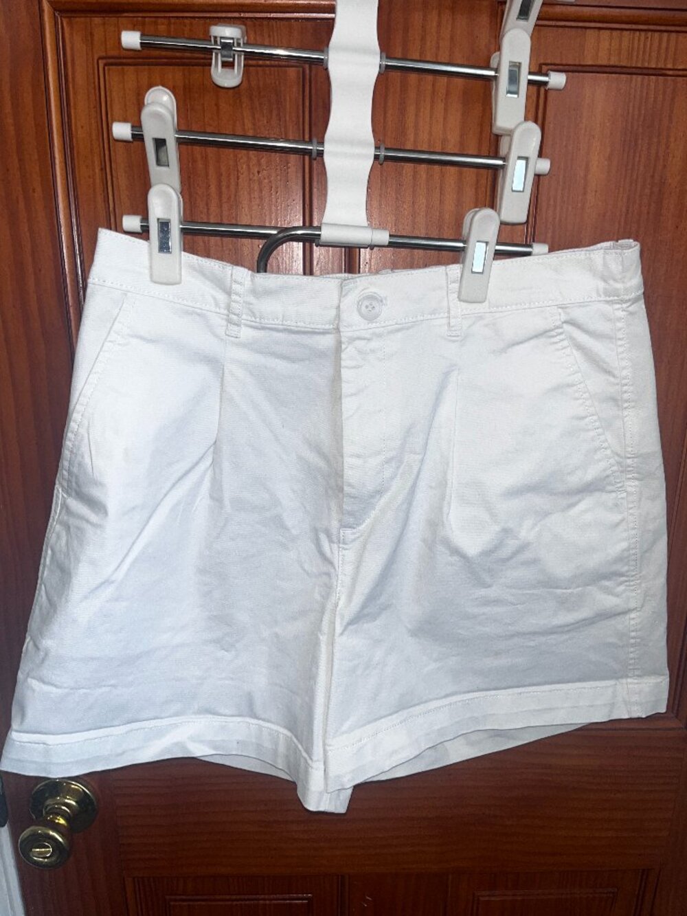 Women's White Chino Shorts
